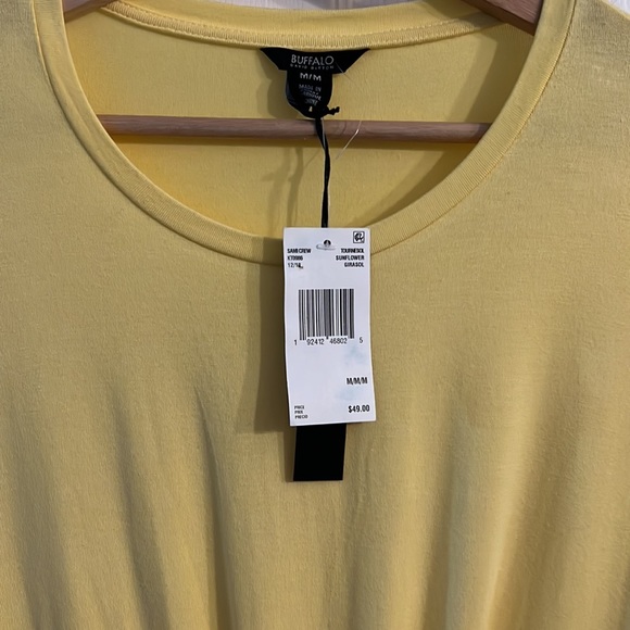 NEW - M - BUFFALO - Sunflower🌻 Yellow Sami Crew T-Shirt - Picture 3 of 15